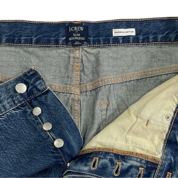 NWT J. Crew Premium Edition Slim Boyfriend Jean size 34 in Vintage Wash - Picture 6 of 9